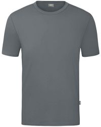 JAKÒ - Kurzarmshirt T-Shirt Organic steingrau - Lyst