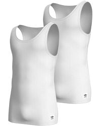 adidas Originals - Tanktop Comfort Rib Cotton (2-tlg) Tank-top unterhemd unterzieh-shirt - Lyst