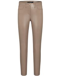 Cambio - Slim-fit-Jeans Hose RAY in Lederoptik - Lyst