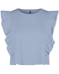 Pieces - 2-in-1-Shirt PCSELMA SL TOP BC - Lyst