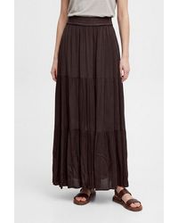 ONLY - Maxirock Onlmikka Life Long Skirt Wvn Noos Viskose - Lyst