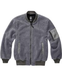 BRANDIT - Fleecejacke MA1 Sherpa Jacket - Lyst