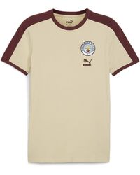 PUMA - Manchester City F.C. ftblHeritage T7 T-Shirt - Lyst
