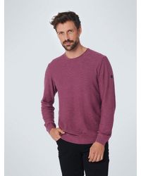 No Excess - Strickpullover Pullover Crewneck Relief Garment Dy - Lyst
