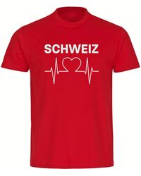 multifanshop - T-Shirt Schweiz - Lyst