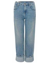 Opus - Regular-fit-Jeans blau weit (1-tlg) - Lyst