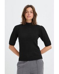 Oxmo - Strickpullover Oxsif Modischer Kurzarm-Pullover - Lyst