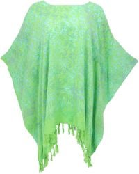 Guru-Shop - Longbluse Poncho, Tunika, Strandkleid, Batik Kaftan,.. alternative Bekleidung - Lyst