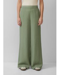 S.oliver - Stoffhose (1-tlg) Wide-Leg-Hose im Loose Fit mit Elastikbund - Lyst