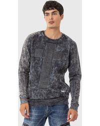 Cipo & Baxx - Rundhalspullover Pullover mit modischem Muster - Lyst