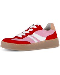 Gabor - Florenz Plateausneaker Freizeitschuh, Halbschuh, Schnürer, Im Retrolook, Weite G (Weit) - Lyst