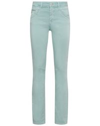 Mavi - 5-Pocket-Jeans Sophie glänzendem Satin look, Beinverlauf: Slim Leg, Passform: Skinny Fit - Lyst