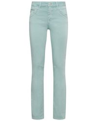 Mavi - 5-Pocket-Jeans Sophie glänzendem Satin look,Beinverlauf: Slim Leg,Passform: Skinny Fit - Lyst