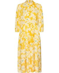 Reitmayer - Midikleid Blumen-Kleid mit Stehkragen - Lyst
