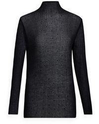 Liu Jo - Langarmshirt – Sexy Shirt mit Strass - Lyst