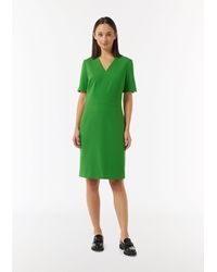 Comma, - Minikleid Etuikleid aus Viskosestretch - Lyst