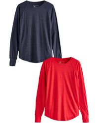 Next - Langarmshirt Leichte Active Langarmoberteile, 2er-Pack (1-tlg) - Lyst