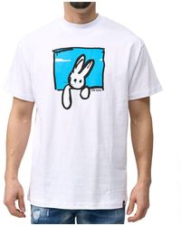 DENIM HOUSE - Basic Oversize T-Shirt mit lässigem Druck - Lyst