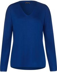 Street One Strickpullover »Coralie«, langarm, unifarben - Blau