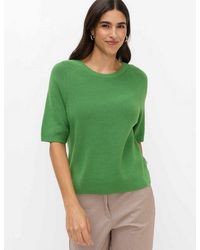 Brax - Rundhalspullover Style Elisa Pullunder Aus Reiner Baumwolle - Lyst