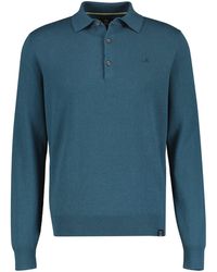 Lerros - Langarm-Poloshirt mit Logo Stickerei - Lyst