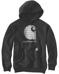 Carhartt - Hoodie Kapuzenpullover Rain Defender C Logo Sweat - Lyst