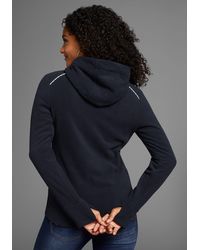 Kangaroos - Fleecejacke aus Polyester, figurbetonte Passform, mit Kapuze und Kordelzug - Lyst