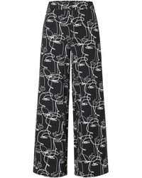 M·a·c - Stoffhose Hose FAYE Wide Fit (1-tlg) - Lyst