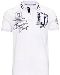 Redbridge - Poloshirt mit Logo-Stickereien – Casual, Regular Fit, 100% Baumwolle - Lyst