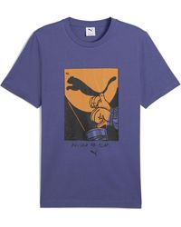 PUMA - GRAPHICS Shadow Play T-Shirt - Lyst