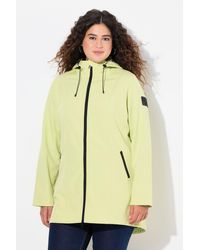 Ulla Popken - HYPRAR Long-Softshelljacke wasserabweisend A-Linie - Lyst