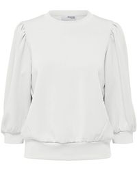 SELECTED - Sweatshirt Tenny (1-tlg) Plain/ohne Details, Drapiert/gerafft, Weiteres Detail - Lyst