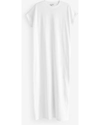 Next - Shirtkleid Kurzärmeliges Maxi-T-Shirt-Kleid (1-tlg) - Lyst