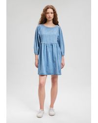 Mavi - Linien-Kleid DORY Denimkleid in A-Linie - Lyst