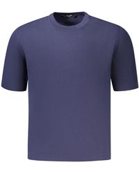 K-Way - Strickpullover Blauer pullover: T-Shirt mit Rundhals & kurzen Ärmeln - Lyst