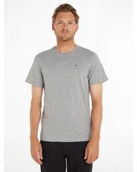 Tommy Hilfiger - T-Shirt TJM ESSENTIAL SOLID TEE Regular Fit mit Rundhalsausschnitt und dezenter Logo-Flag - Lyst