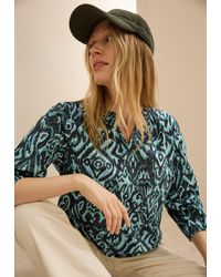 Cecil - Klassische Bluse mit All-Over Print - Lyst