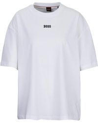 BOSS - ORANGE T-Shirt C_Eboyfriend Premium mode mit großem BOSS Logodruck - Lyst