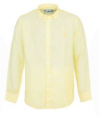 U.S. POLO ASSN. - Langarmhemd Hemd Leinenhemd Button Down Linenshirt - Lyst