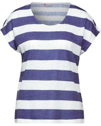 Street One - T-Shirt LS_LTD QR two-color stripemix - Lyst