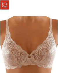 Triumph Bügel-BH »Amourette 300 WX« aus edler Vollspitze - Braun