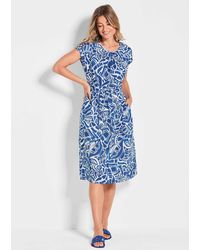 Goldner - Sommerkleid Druckkleid - Lyst