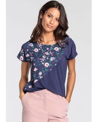 Laura Scott - Shirtbluse mit floralem Print - Lyst