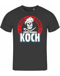 deinshirt - Print- T-Shirt Traue niemals einem dünnen Koch Funshirt mit Motiv - Lyst