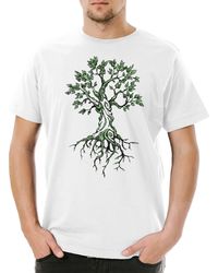 Urban Backwoods - Print- Yggdrasil VIII T-Shirt Asen Celtic Irminsul Tree Loki Of - Lyst