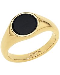 Amor - Fingerring, Mit Onyx - Lyst