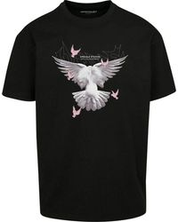 MT Upscale - T-Shirt Doves Oversize Tee - Lyst