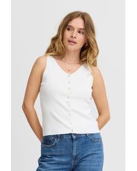 Pulz - Shirttop PZSARA sommerliches Top ohne Arm - Lyst