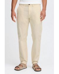 Solid - Leinenhose Sdloran Lange Hose Aus Leinen - Lyst