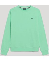 Superdry - Sweater ESSENTIAL LOGO CREW SWEAT UB Spearmint Light Green - Lyst